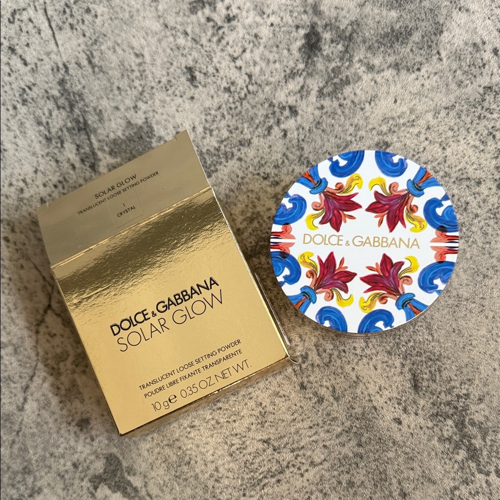 Dolce & Gabbana Solar Glow Translucent Loose Powder Color 1 Crystal 10g